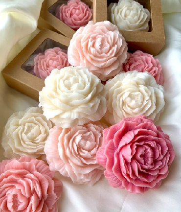 Peony Candle