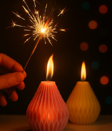 Diamond Candle
