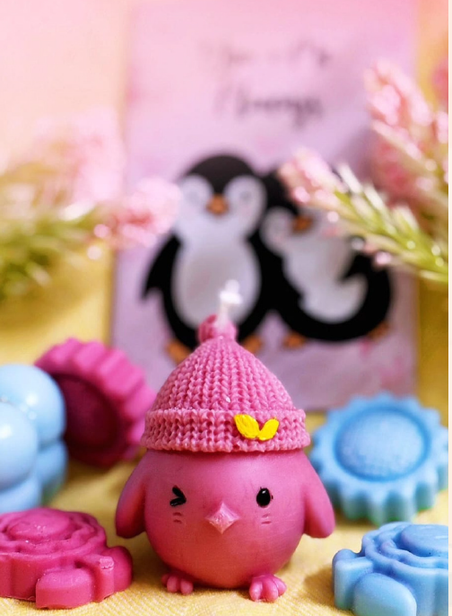 Penguin Candle