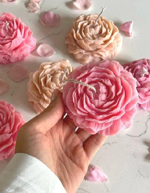 Peony Candle